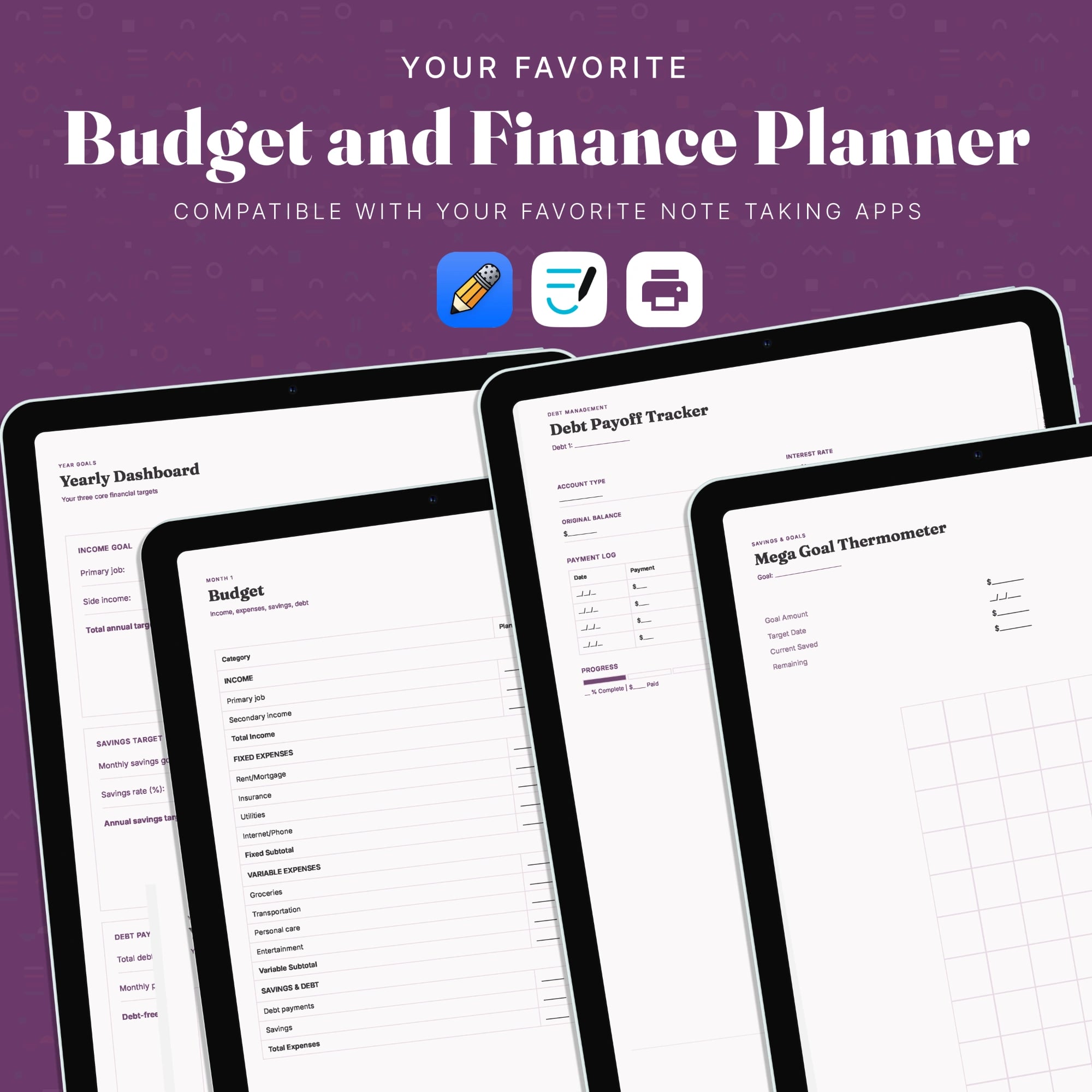 Arkivo Budget And Finance Planner